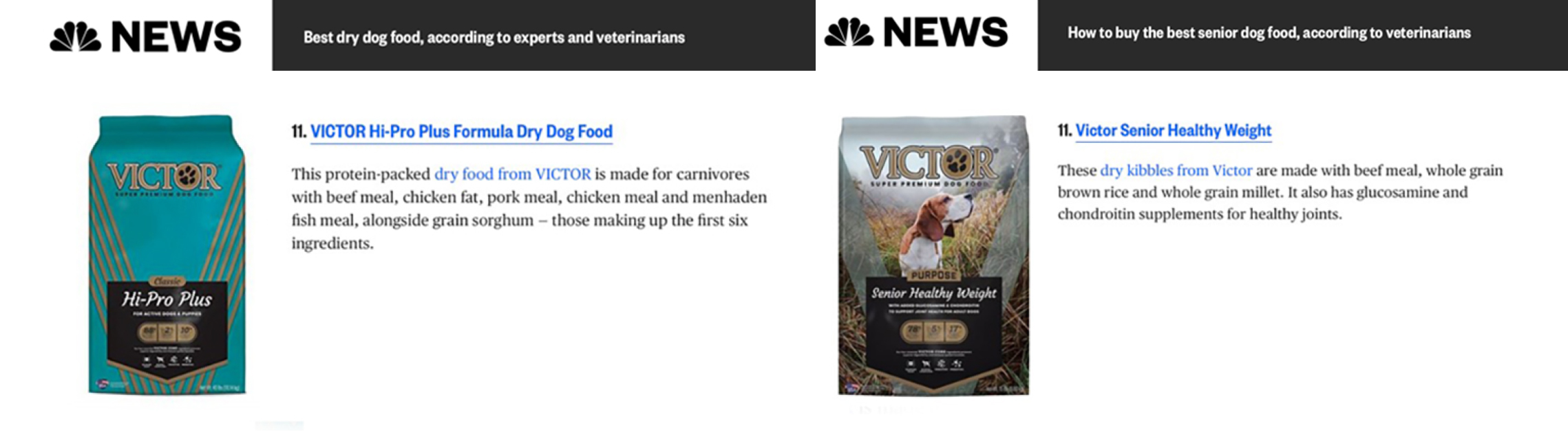 News Latest about Our Company and Products VICTOR Pet Food